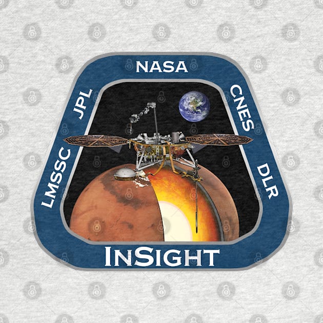 Mars InSight mission patch by sithluke